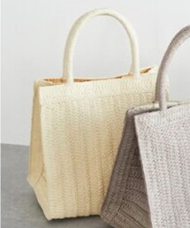 Green　Parks | ・ブレード編みスクエアトートバッグ(財布/小物)