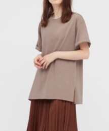 UNIQLO | リラックススリットロングT(シャツ/ブラウス)