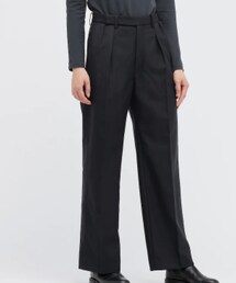 UNIQLO | ウールブレンドタックパンツ(スラックス)