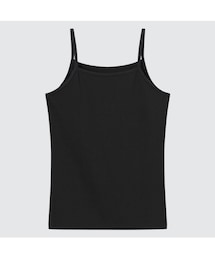 UNIQLO | エアリズムコットンブレンド胸二重キャミソール(140)(インナーウェア/肌着)
