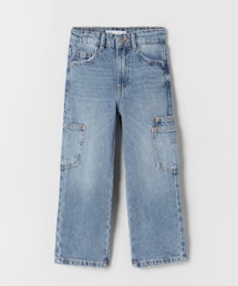 ZARA KIDS | ワイドデニムパンツ10y(140cm)(デニムパンツ)