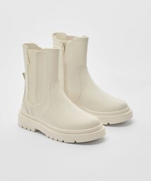 ZARA KIDS | ゴムトラックソールアンクルブーツ34(21.5cm)(ブーツ)