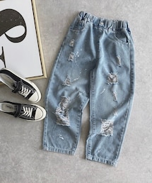 Laule’a | ダメージデニム(160)(デニムパンツ)