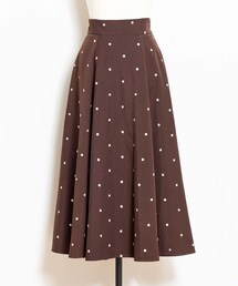 NOELA | ドット刺繍フレアスカート(スカート)