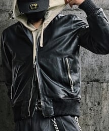 rag & bone | レザーのMA1タイプになります(MA-1)