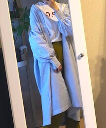 no brand | シャツワンピース