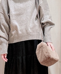 Samansa Mos2 blue | ニット/セーター