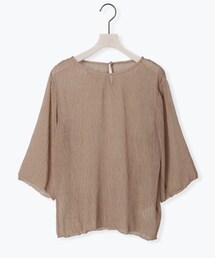 Melan Cleuge | シアー楊柳プルオーバーブラウス(シャツ/ブラウス)