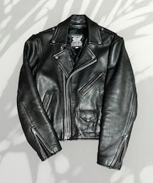 American Nostalgia | American Nostalgia Riders Jacket (エポレット ベルト DIYカット)size:L(ライダースジャケット)