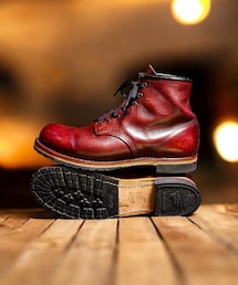 RED WING | Red wing "9011" Beckman Round Boots Black Cherry Feather-stone Leather size:8D(ブーツ)