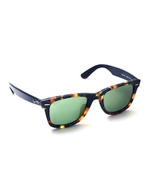 Ray-Ban | Ray-Ban RB2140F 1159/4E 52 WAYFARER Spotted Green Havana/Green(サングラス)
