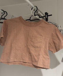 GRL | GRL ショート丈Tシャツ ライトブラウン(Tシャツ/カットソー)