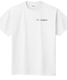 Y's  standard | 胸元の刺繍がワンポイントで施されておりシンプルかつ上品な１枚になってます。(Tシャツ/カットソー)