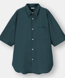 GU | ブロードオーバーサイズシャツ(シャツ/ブラウス)