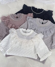 evelyn | シフォンフリルニット(ニット/セーター)