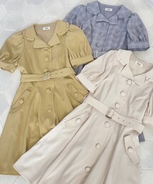 evelyn | パフ袖トレンチOP(ワンピース)