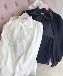 evelyn | チョーカーリボンレースTP(シャツ/ブラウス)