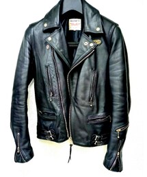 Lewis Leathers | No.391T Lightning
カウハイド　ブラックナイロン。お気に入り。(ライダースジャケット)