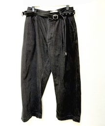 STUDIO NICHOLSON | 神戸カインドウルで1万円　ブラックデニム生地(チノパンツ)