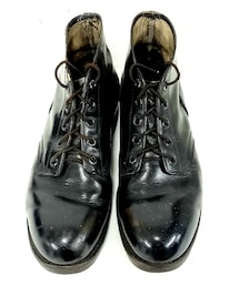 US NAVY | 約50年前の米海軍　サービスシューズ。ヤフオクで購入。茶芯の革靴(ブーツ)