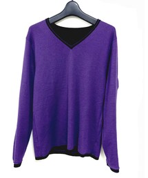 THE SHOP TK  | アーガイル柄の裏側。リバーシブル仕様(ニット/セーター)