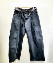 IDENT | 大阪発のデニムリメイクを得意とするブランド　IDENT 　京都藤井大丸のポップアップで購入　35000円(デニムパンツ)