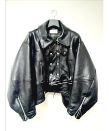 beautiful people | double-end vintage leather motorcycl メルカリで14万(ライダースジャケット)