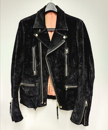 XX FOUR | セカストで6000円くらい スウェード生地(ライダースジャケット)