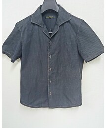 HIGH STREET | セカストで550円 生地にハリがある。　ステッチワークも良い。日本製。(シャツ/ブラウス)