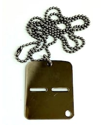 no brand | イタリア軍のドッグタグらしい。(ネックレス)