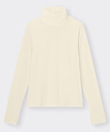 GU | ソフトリブタートルネックT(ニット/セーター)