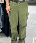 米軍　実物　ジャングルファティーグパンツの「パンツ(カーゴパンツ)」