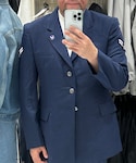 米軍　実物　USAF エアフォースブルー ドレスジャケットの「ジャケット/アウター(ミリタリージャケット)」