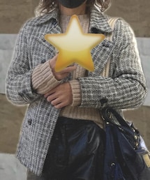 AMAIL Tweed bulky coat | ジャケット/アウター