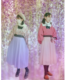 ハイカラさんコラボ②(藤の花ver.) | 雑誌