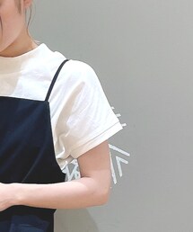 Samansa Mos2 blue | Tシャツ/カットソー