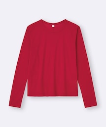 GU | ソフトシアークルーネック(Tシャツ/カットソー)