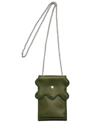 nori enomoto | wave phone holder / olive(ショルダーバッグ)