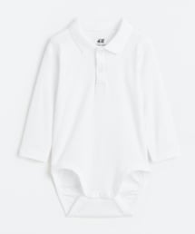 H&M | ポロシャツボディースーツ(ロンパース)