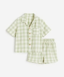 H&M | ギンガムチェックリネンセットアップ(セットアップ)