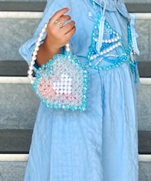 Handmade | Beads heart hand bag(ハンドバッグ)
