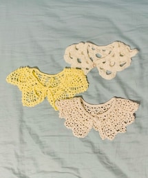 Handmade | かぎ編みビッグカラー(付け襟)