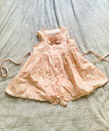 Handmade | 古着 ハンドメイド リボン柄ワンピース(ワンピース)