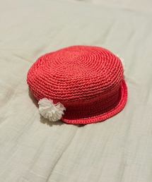 Handmade | 手編みサマーキャスケット(帽子)