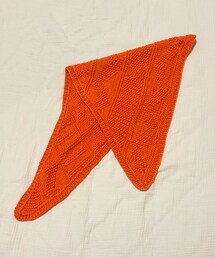 Handmade | トライアングル ニットスカーフ(マフラー)