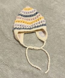 Handmade | 耳付きビットキャップ(ニットキャップ/ビーニー)
