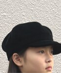 GIORGIO ARMANI(ジョルジオアルマーニ)の「帽子(キャスケット)」