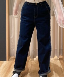 Samansa Mos2 blue | デニムパンツ