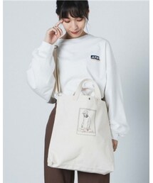 WEGO | 2Wayキャンパストートバッグ(トートバッグ)