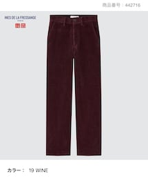 UNIQLO | UNIQLO×イネス・ド・ラ・フレサンジュのコーデュロイパンツ(パンツ)